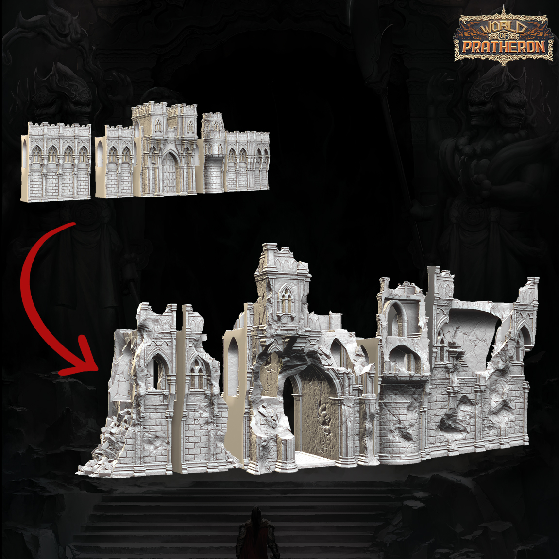 Destroyed Eldrin City Wall